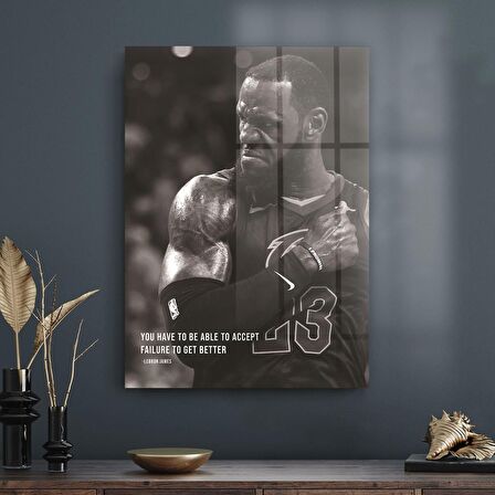 Decovetro Cam Tablo LeBron James Motivational