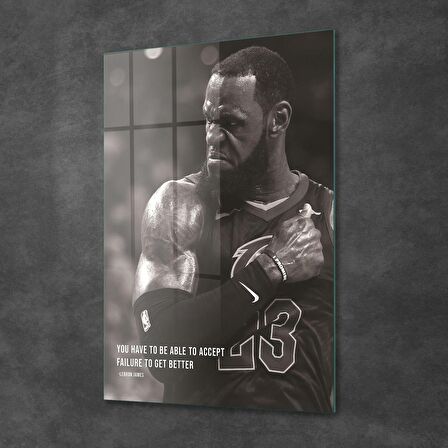 Decovetro Cam Tablo LeBron James Motivational