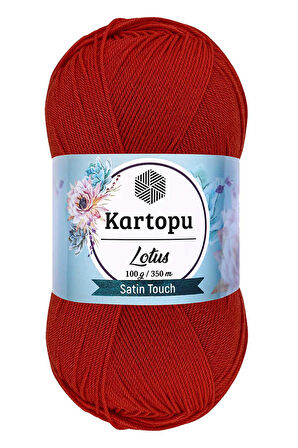 1 Adet Lotus Bikini Büstiyer Bluz Örgü İpi  K101 Nar Çiçeği