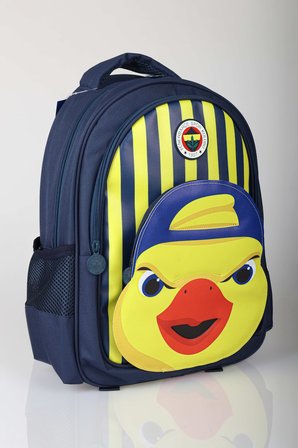 x Dekomus Lisanslı Fenerbahçe Yellow Collection 3D Baskılı Büyük Boy Okul Çantası