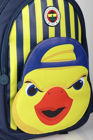 x Dekomus Lisanslı Fenerbahçe Yellow Collection 3D Baskılı Büyük Boy Okul Çantası
