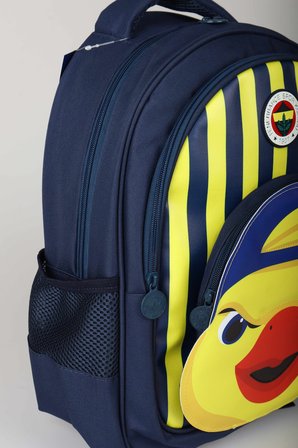 x Dekomus Lisanslı Fenerbahçe Yellow Collection 3D Baskılı Büyük Boy Okul Çantası