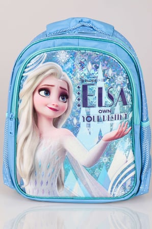 Dekomus Lisanslı Elsa Frozen Snow Crystal Collection Büyük Boy Okul,Beslenme ve Kalem Çantası,Beslenme Kabı,Matara,Beslenme Örtüsü Seti