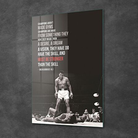 Decovetro Cam Tablo Muhammed Ali Motivational