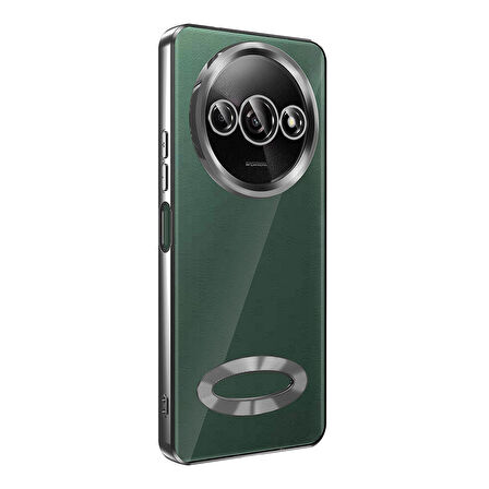 Gpack Xiaomi Redmi A3 4G 2024 Kılıf Logo Gösteren Kamera Korumalı Silikon