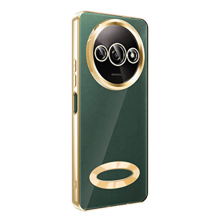 Gpack Xiaomi Redmi A3 4G 2024 Kılıf Logo Gösteren Kamera Korumalı Silikon