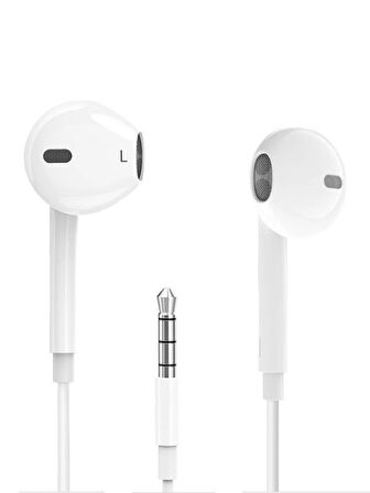 Xiaomi Redmi Note 10 Pro Uyumlu Kablolu Kulaklık 3,5 mm Jack