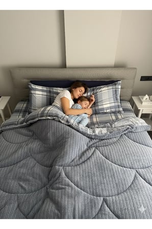 Welsoft Dreamtek Battal(KİNG) Kişilik Uyku Seti Çarşaflı(EKOSE) 230x260 Cm