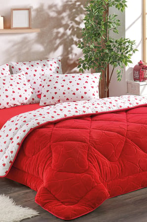 Çift Kişilik Premium Jakarlı Welsoft Uyku Seti 195 x 215 cm