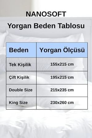 Battal Boy Welsoft Uyku Seti (Yorgan + Fitted Çarşaf + 2 Adet Yastık Kılıfı) 3 Renk Seçeneği