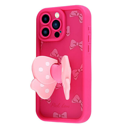 Gpack Apple iPhone 15 Pro Max Kılıf Kamera Korumalı Figürlü Kapya Kapak