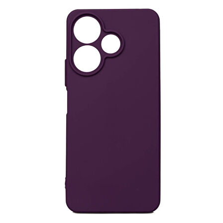 Gpack Xiaomi Redmi 13 4G Kılıf Biye Kamera Korumalı Mat Silikon