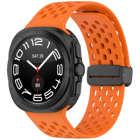 Gpack Samsung Galaxy Watch Ultra 47mm Kordon Ayarlanabilir Mıknatıslı D-Buckle Silikon HS24