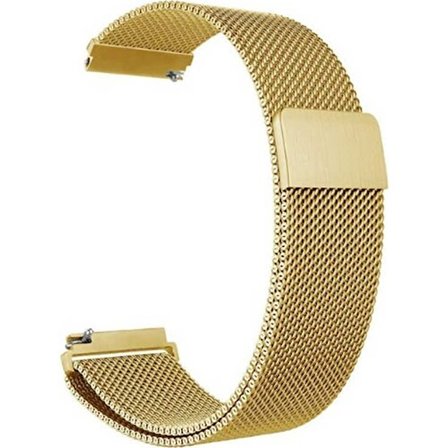 Gpack Samsung Galaxy Watch 7 40mm Kordon Hasır Metal Örgülü Ayarlanabilir
