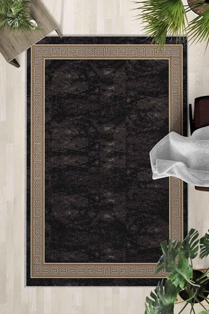 Kaymaz Taban Yıkanabilir Halı – Mutfak, Salon, Yatak Odası için Modern Dijital Baskı Halı (SLN_HALI_