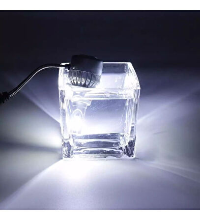 C6 Led Xenon 2 Adet H3 Led Xenon 36W 3800LM Led Zenon Beyaz Renk Işık Turbo Fanlı
