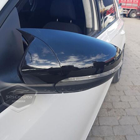 Vw Golf 6 2008-2012 Batman Yarasa Ayna Kapağı Piano Black ABS Plastik
