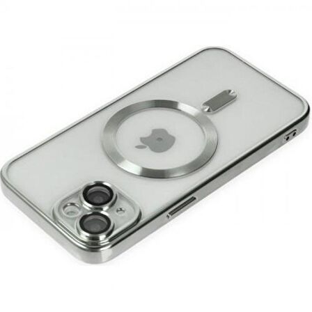 Coofbe Kamera Korumalı iPhone 14 Plus 6.7inç Magsafe Uyumlu Silikon Kılıf, Lazer Çerçeveli, Darbe Emici