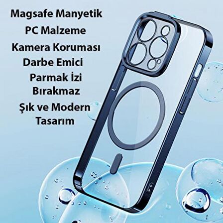 Baseus 14 PRO Magsafe Uyumlu Armor Kamera Korumalı Kılıf Ve Tempered Ekran Koruyucu Set 14 Pro Kılıf Ekran Koruyucu Set