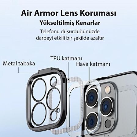 Baseus 14 PRO Magsafe Uyumlu Armor Kamera Korumalı Kılıf Ve Tempered Ekran Koruyucu Set 14 Pro Kılıf Ekran Koruyucu Set