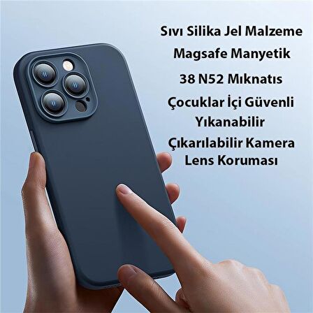 Baseus Güçlü Magsafe Özellikli Kamera Korumalı iPhone 14 Pro Max Kılıf Ve Ekran Koruyucu Set 