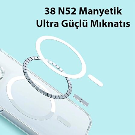 Baseus Darbe Emici Güçlü Magsafe İphone 14 Pro Max Kılıf Ve Ekran Koruyucu Sararmaz Kılıf