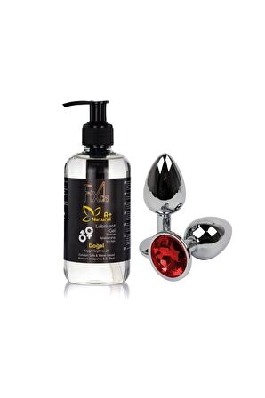 Kayganlaştırıcı A+ 250 ml Taşlı 7 cm Anal Plug
