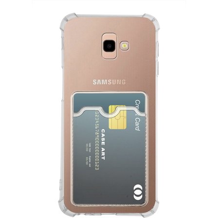 Gpack Samsung Galaxy J4 Plus Kılıf 1 Adet Kartlıklı Silikon Kamera Korumalı