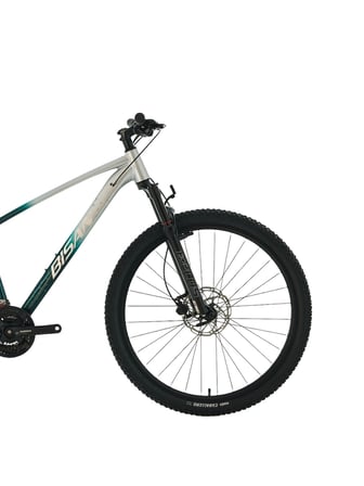 BİSAN BOLD 8.3 ERKEK DAĞ BİSİKLETİ 43CM HD 27.5 JANT 24 VİTES GRİ KOYU YEŞİL KROM