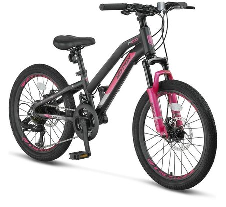 ÜMİT 2079 MOTION L-2D  KIZ ÇOCUK BİSİKLETİ 254H 20 JANT 21 VİTES SİYAH PEMBE