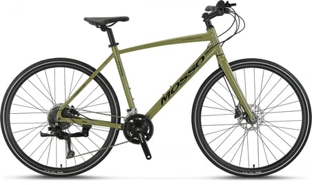 MOSSO LEGARDA-PRO-X18-MDM ERKEK ŞEHİR BİSİKLETİ 510H HD 28 JANT 18 VİTES YEŞİL SİYAH