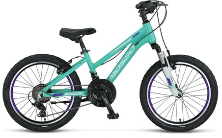MOSSO WILDFIRE L-20-V KIZ ÇOCUK BİSİKLETİ 280H 20 JANT 18 VİTES EMERALD MOR