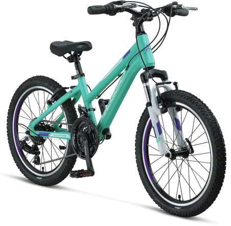 MOSSO WILDFIRE L-20-V KIZ ÇOCUK BİSİKLETİ 280H 20 JANT 18 VİTES EMERALD MOR