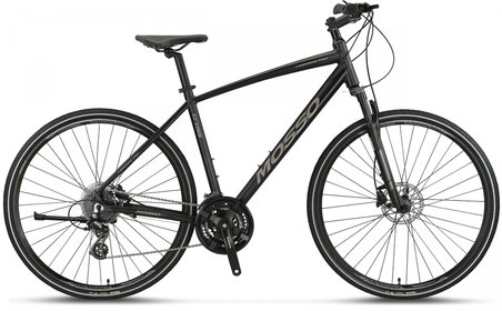 MOSSO LEGARDA-PRO-X24-MSM ERKEK ŞEHİR BİSİKLETİ 510H HD 28 JANT 24 VİTES SİYAH ANTRASİT