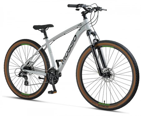 MOSSO RACELINE-29-HD ERKEK DAĞ BİSİKLETİ 508H 29 JANT 24 VİTES MATT NARDO GREY