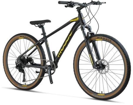 MOSSO GOLD EDITION-27 CUES ERKEK DAĞ BİSİKLETİ 406H HD 27.5 JANT 9 VİTES MAT SİYAH GOLD