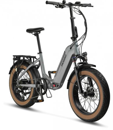 MOSSO HYDRA ELEKTRİKLİ KATLANIR BİSİKLET 420H HD 20 JANT 7 VİTES MAT ANTRASİT