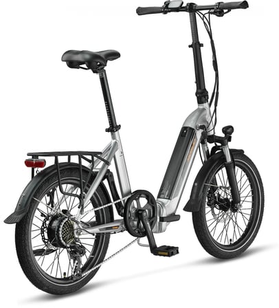 MOSSO KRONOS ELEKTRİKLİ KATLANIR BİSİKLET 390H HYD 20 JANT 7 VİTES SİLVER