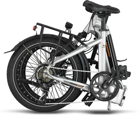 MOSSO KRONOS ELEKTRİKLİ KATLANIR BİSİKLET 390H HYD 20 JANT 7 VİTES SİLVER