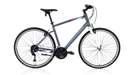 CARRARO SPORTIVE 327 ERKEK ŞEHİR BİSİKLETİ 520H V 28 JANT 27 VİTES MAT ANTRASİT GÜMÜŞ MAVİ KIRMIZI