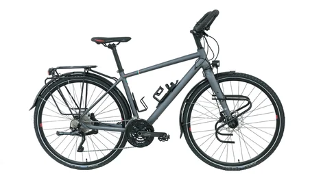 CARRARO CR-T WORLD ERKEK ŞEHİR BİSİKLETİ 560H HD 28 JANT 22 VİTES MAT ANTRASİT KIRMIZI