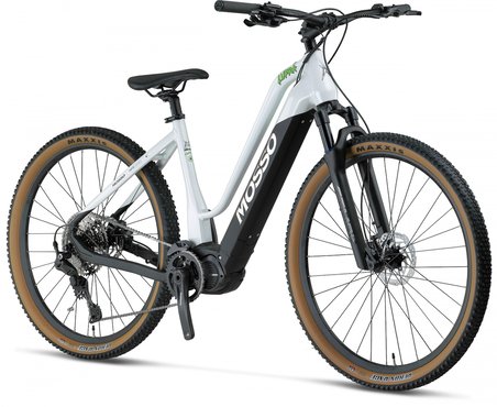 MOSSO E-LUPRA ELEKTRİKLİ KADIN DAĞ BİSİKLET 430H HD 28 JANT 11 VİTES WHITE BLACK