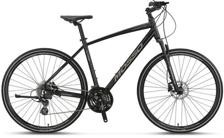 MOSSO LEGARDA-PRO-X24-MSM ERKEK ŞEHİR BİSİKLETİ 460H HD 28 JANT 24 VİTES SİYAH ANTRASİT