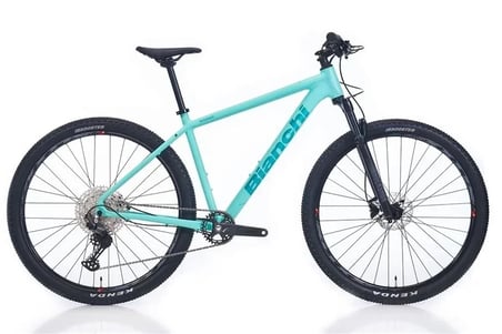 BIANCHI MAGMA COMP 9.S DEORE ERKEK DAĞ BİSİKLETİ 430H HD 29 JANT 12 VİTES CELESTE CELESTE