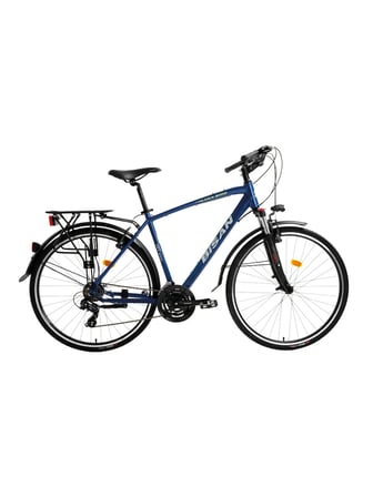 BİSAN TRX 8100 CITY ERKEK ŞEHİR BİSİKLETİ 52CM V 28 JANT 21 VİTES LACİVERT YEŞİL BEYAZ