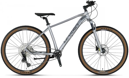 MOSSO CHROME EDITION-27 DEORE ERKEK DAĞ BİSİKLETİ 406H HD 27.5 JANT 12 VİTES SİLVER CHROME