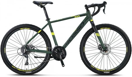 MOSSO GVL270 CLARIS ERKEK YARIŞ BİSİKLETİ 533H MD 27.5 JANT 16 VİTES HAKI LIME