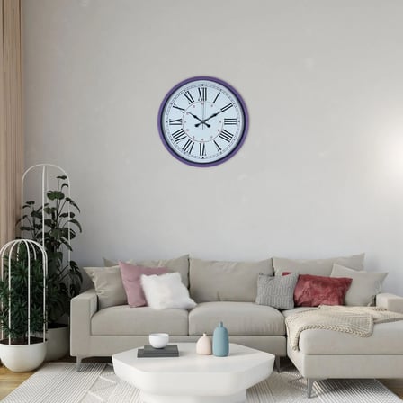 Mor Roma Rakamlı 36 Cm Duvar Saati iegxx