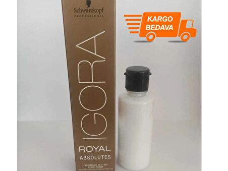 Royal Absolutes 6-60 Koyu Kumral Çikolata Doğal Saç Boyası + Oksidan (emülsiyon) (orijinal)