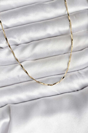 14K Gold Renk Kaplama CM Kadın Kolye